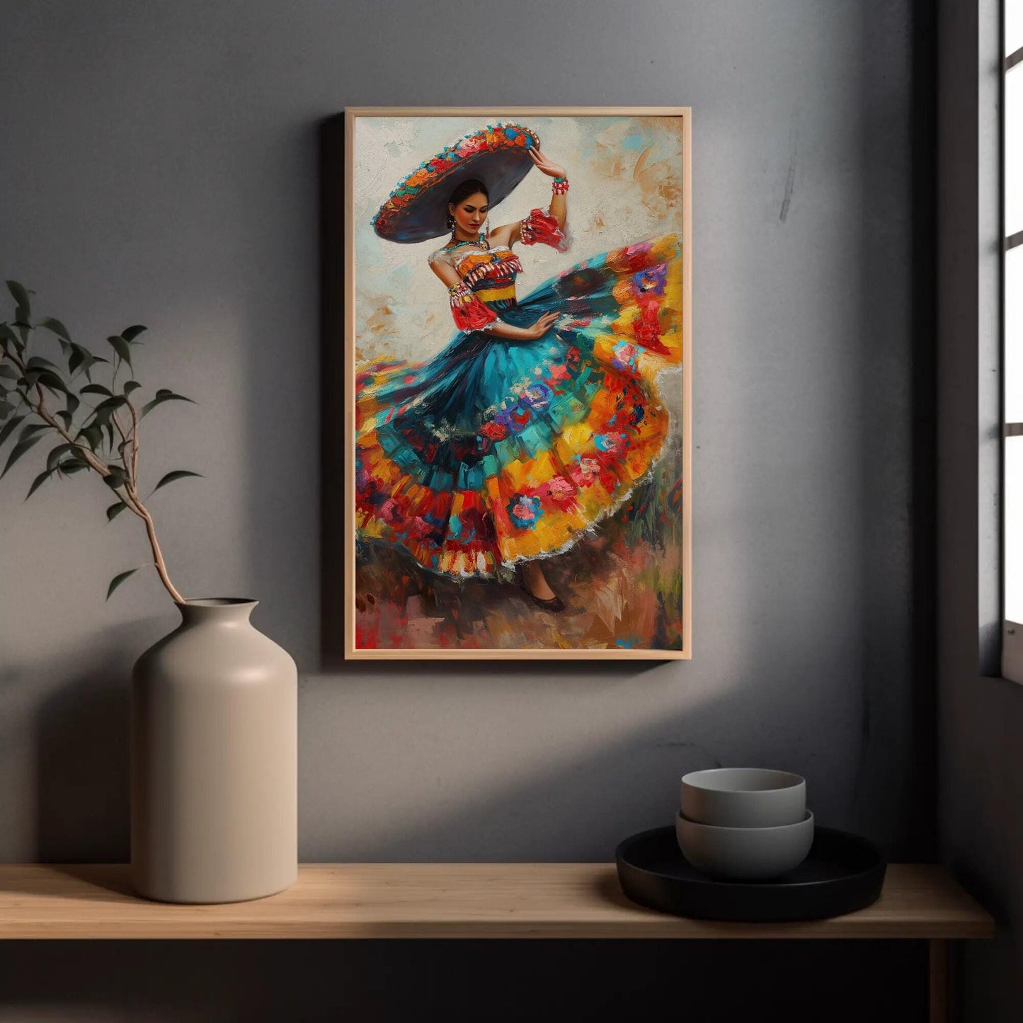 Mexican Folk Art Canvas Print