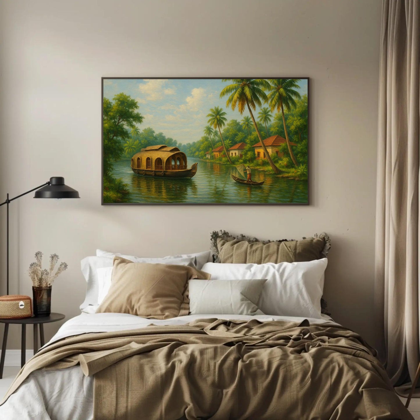 Kerala backwaters canvas print