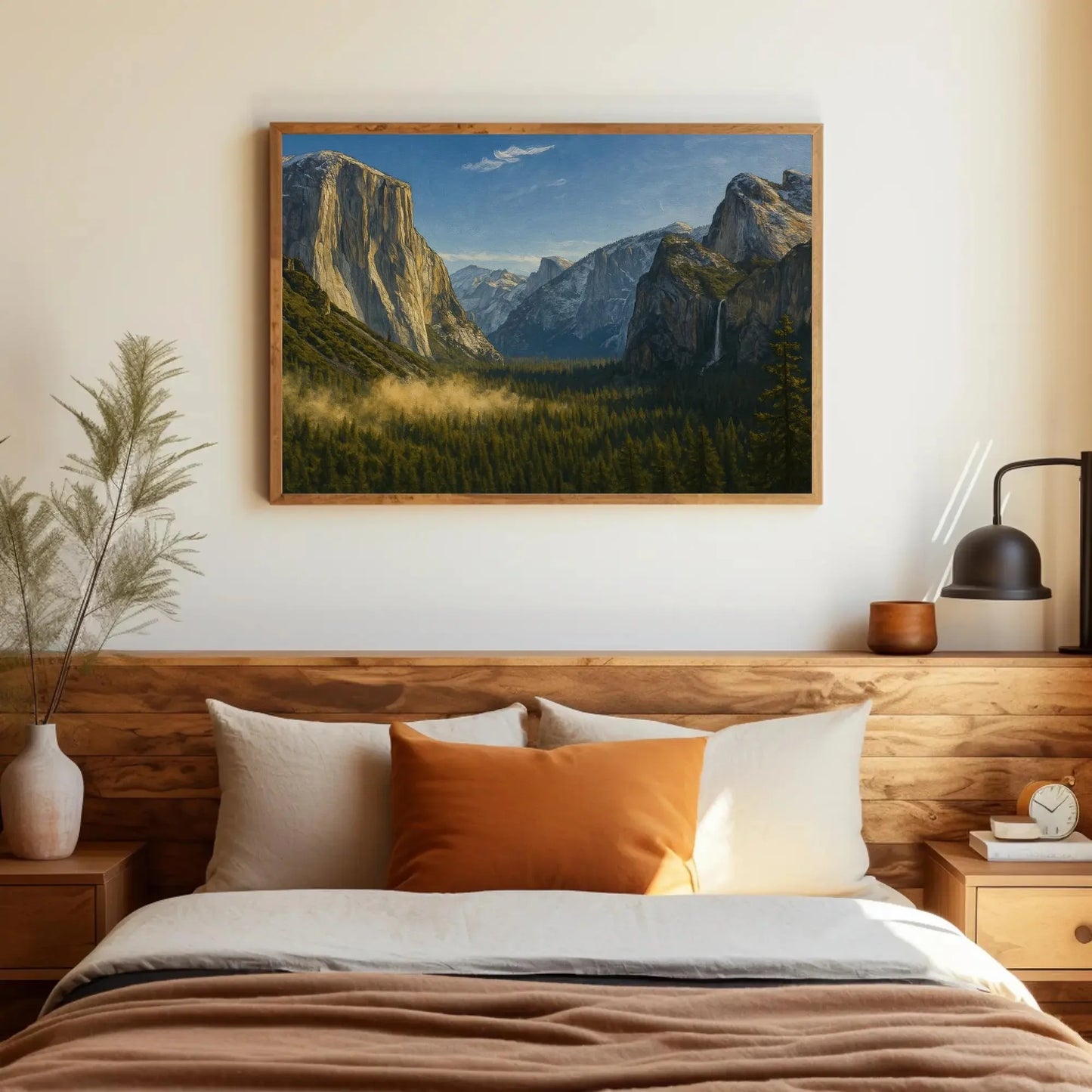 Yosemite El Capitan Tunnel View Canvas Painting for Rustic Living Room Decor or Nature Inspired Office Wall Art – Landscape Print Wall Art – Canvas Print