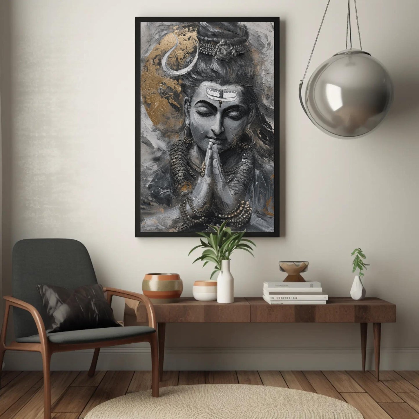 Shiva Hindu God Painting