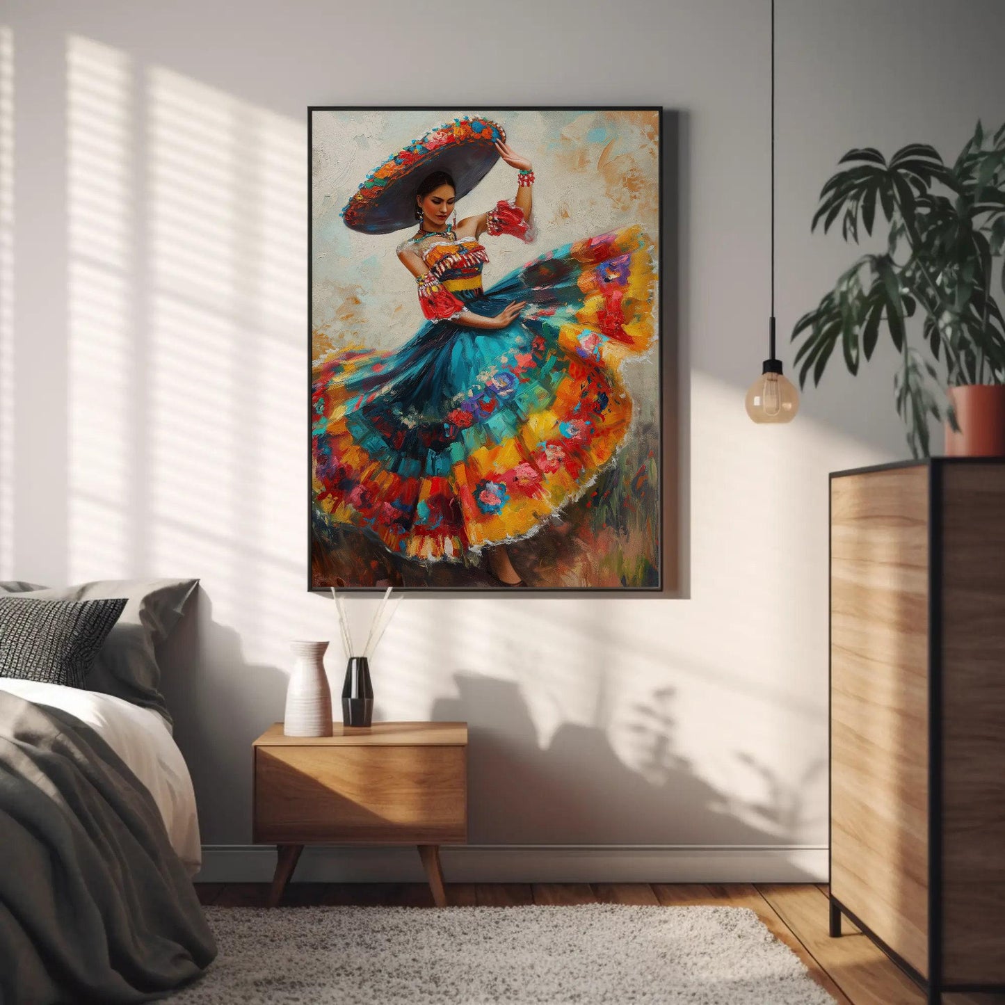 Mexican Folk Art Canvas Print