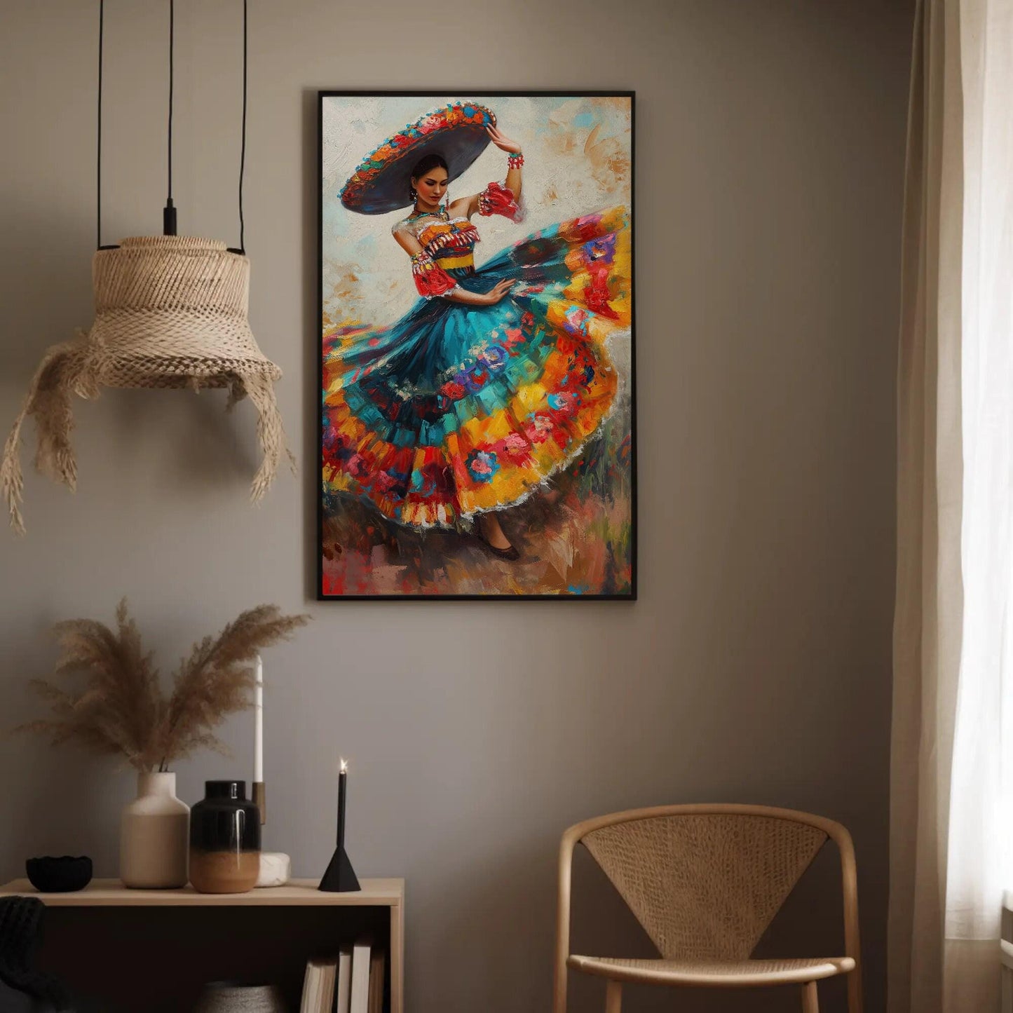 Mexican Folk Art Canvas Print
