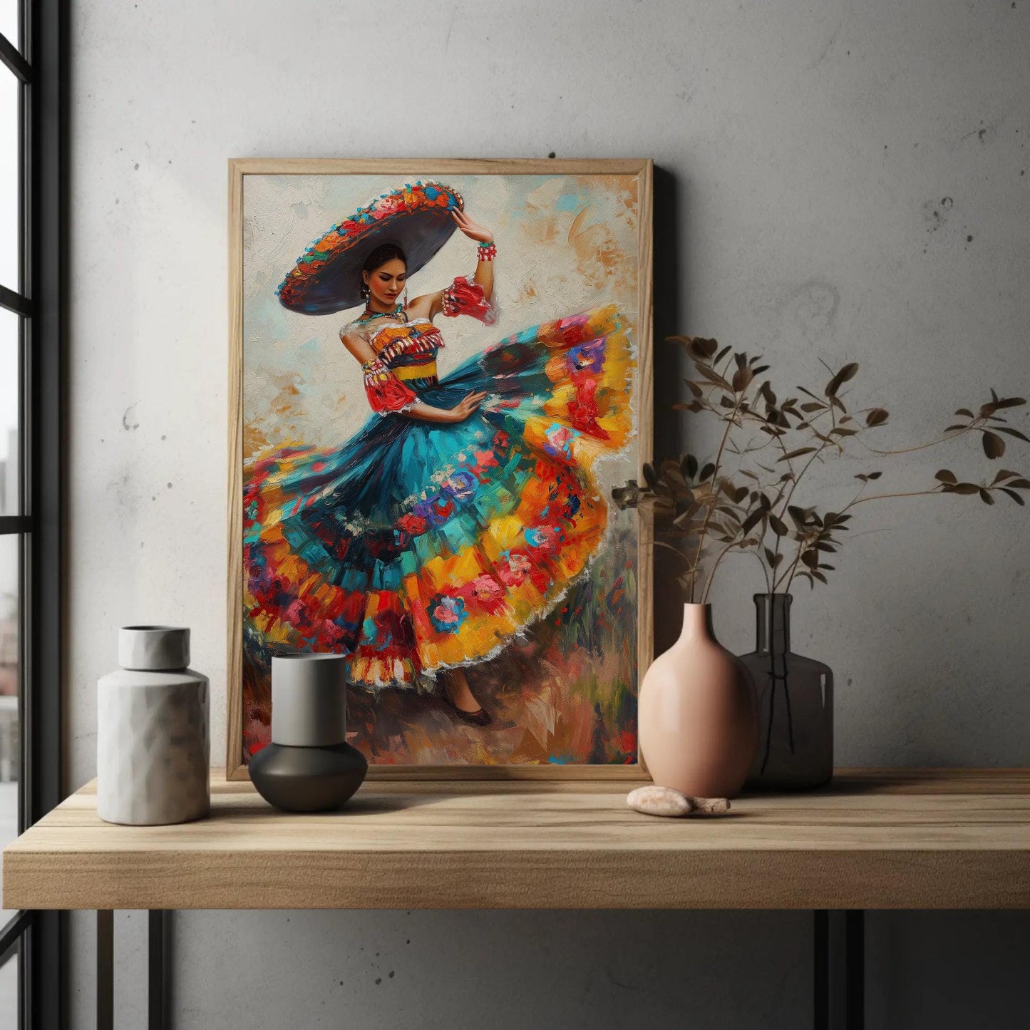 Mexican Folk Art Canvas Print