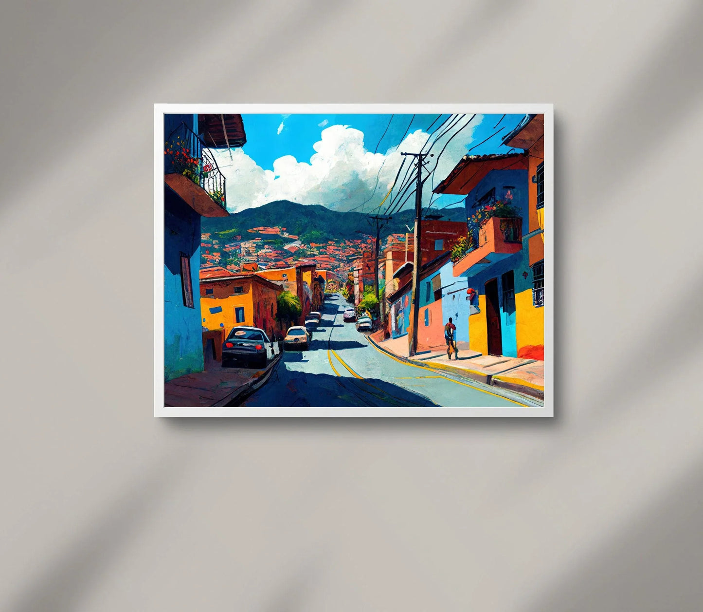 Colombia Art Print - Medellin Colombia Canvas Art - Colombia travel print - Large Wall Art for Colombian Home Decor - Colombia Oil Painting Wall Art – Canvas Print
