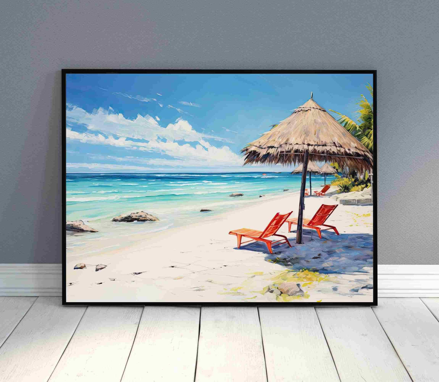 Isla Holbox Wall Art, Large Canvas Print, Isla Holbox Poster, Isla Holbox Painting, Isla Holbox Print, Mexico Travel Art, Mexican Gift Wall Art – Canvas Print