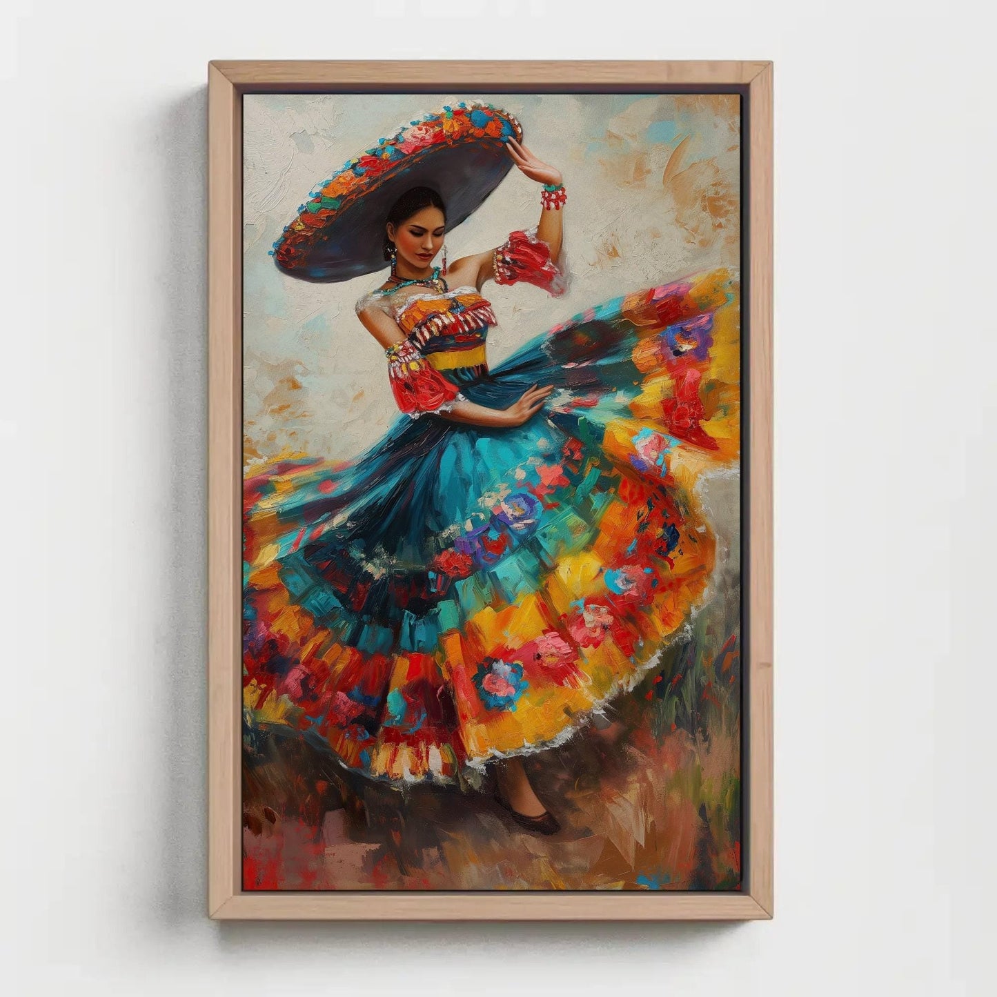Mexican Folk Art Canvas Print