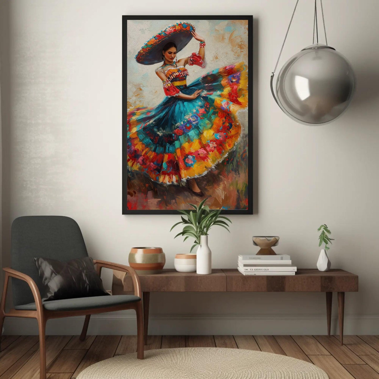 Mexican Folk Art Canvas Print