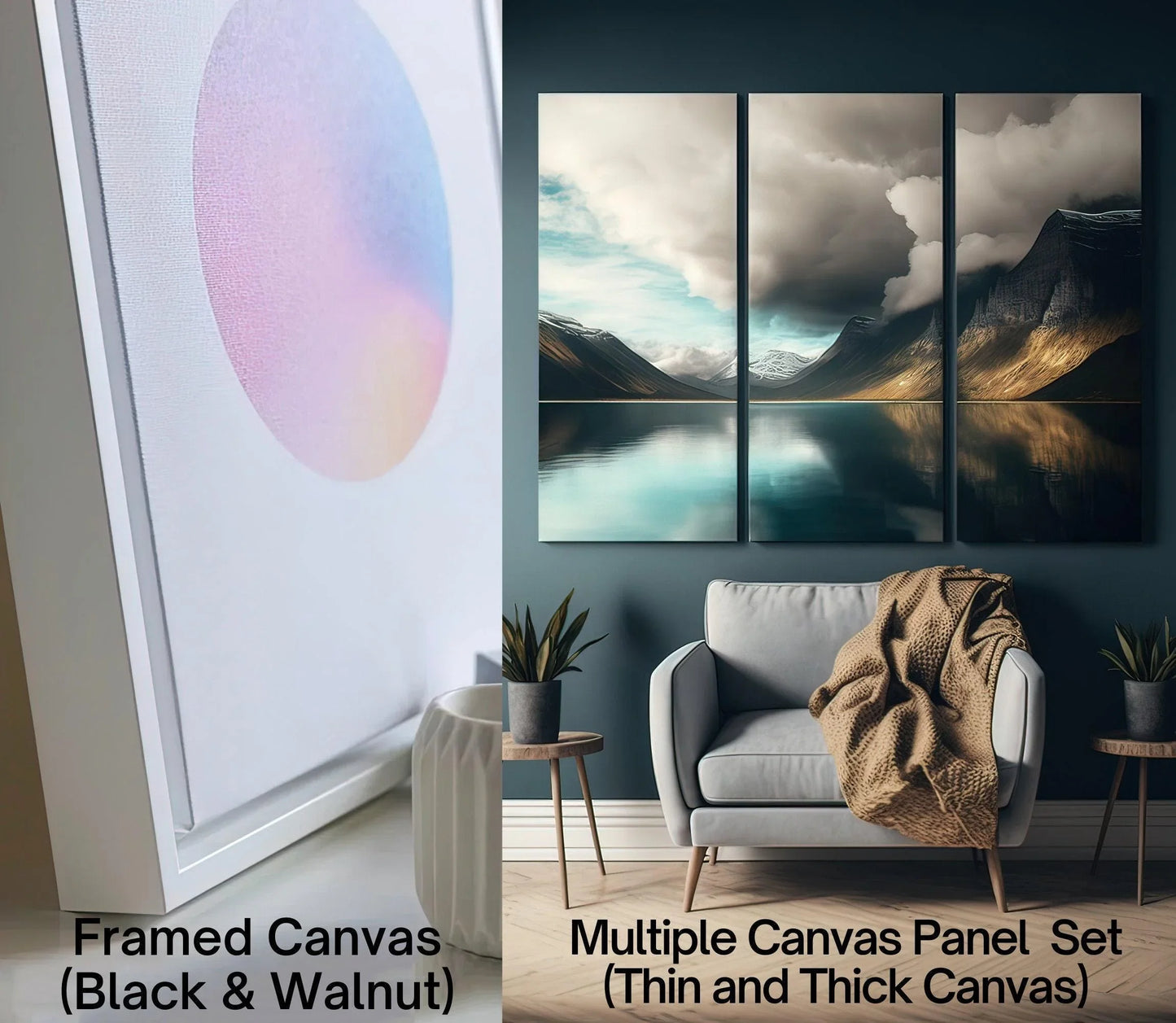 Kerala Backwaters Art | Kerala Backwaters Art | South Indian Scenery Print | South Indian Artwork | South Indian Print | Indian Home Decor Wall Art – Canvas Print