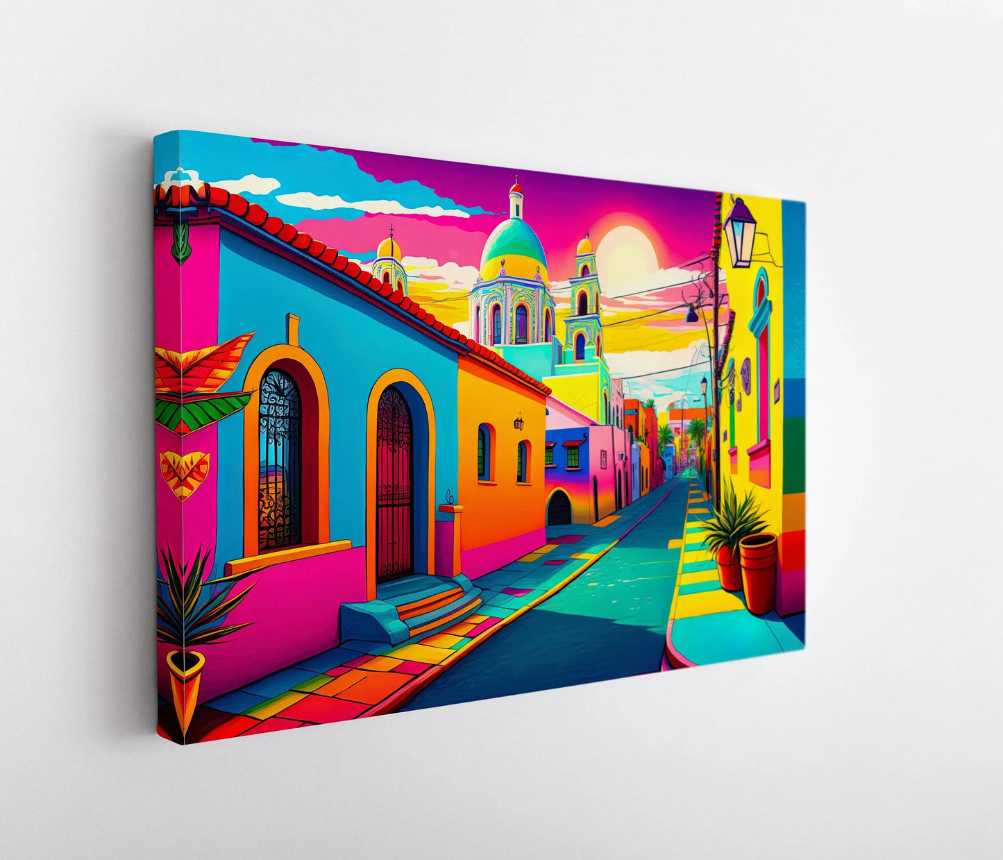 Mexican Art, Mexico Painting, Mexican Artwork, Mexican Wall Art, Modern Mexican Art, T, Mexican Home Decor, Mexican Canvas Print, Canvas Art Wall Art – Canvas Print