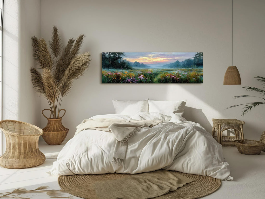 What Size Canvas to Hang Above a Bed: A Simple Guide - Antarmada