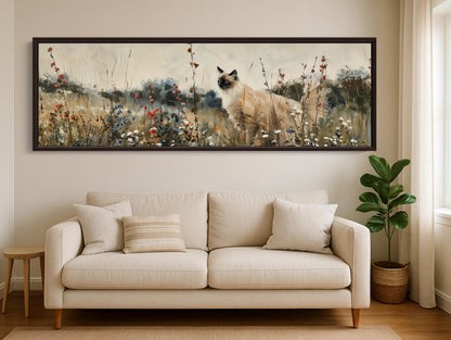 Ragdoll Cat canvas print, premium giclée wall art