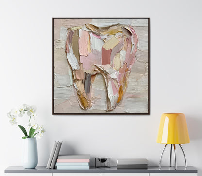 Dental Office canvas wall art in gold tones (view 2)