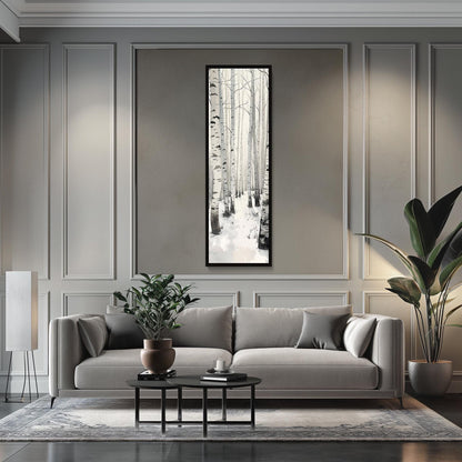 White Birch Tree canvas wall art for the home