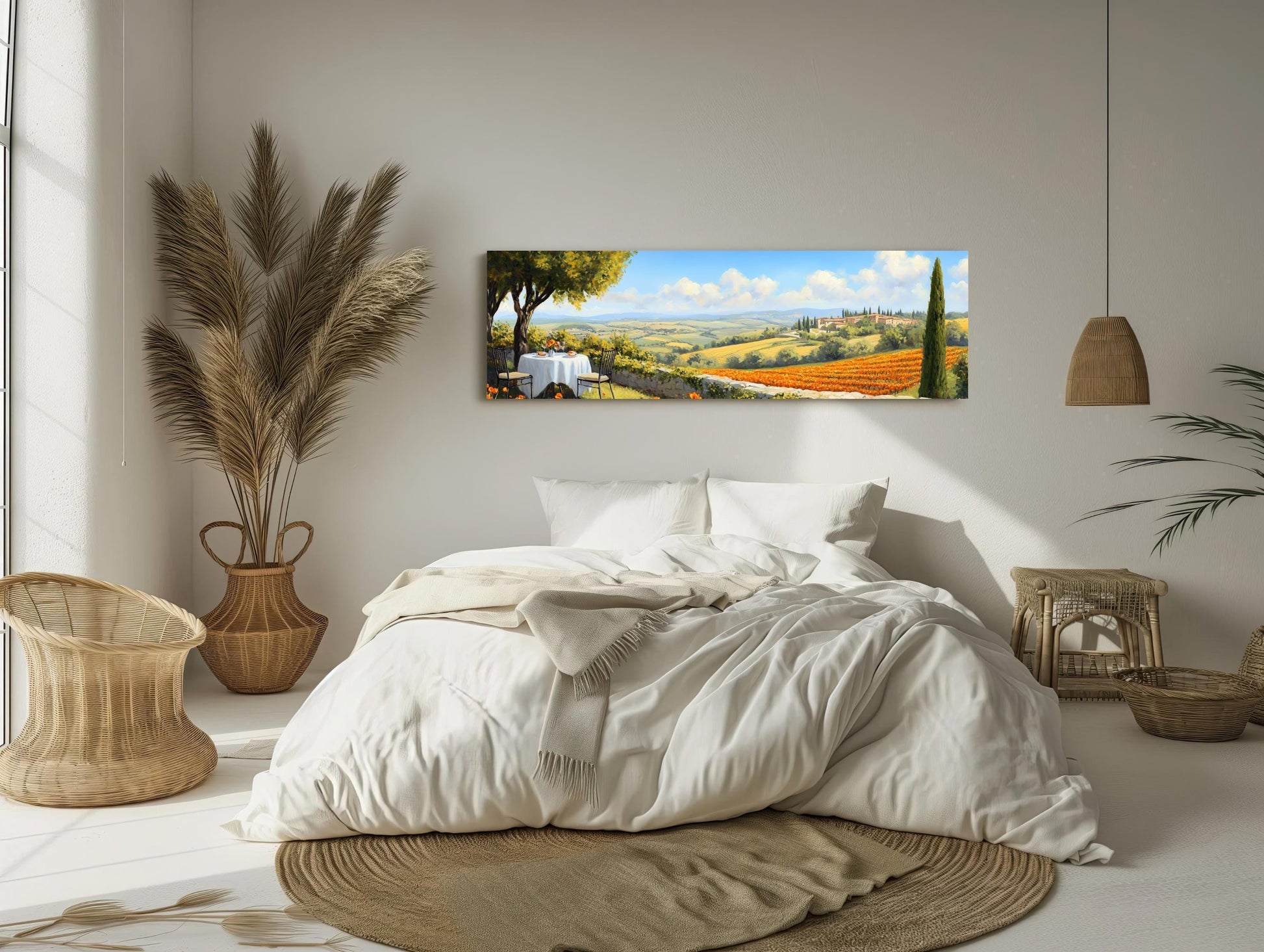 Tuscany Landscape canvas wall art, statement décor
