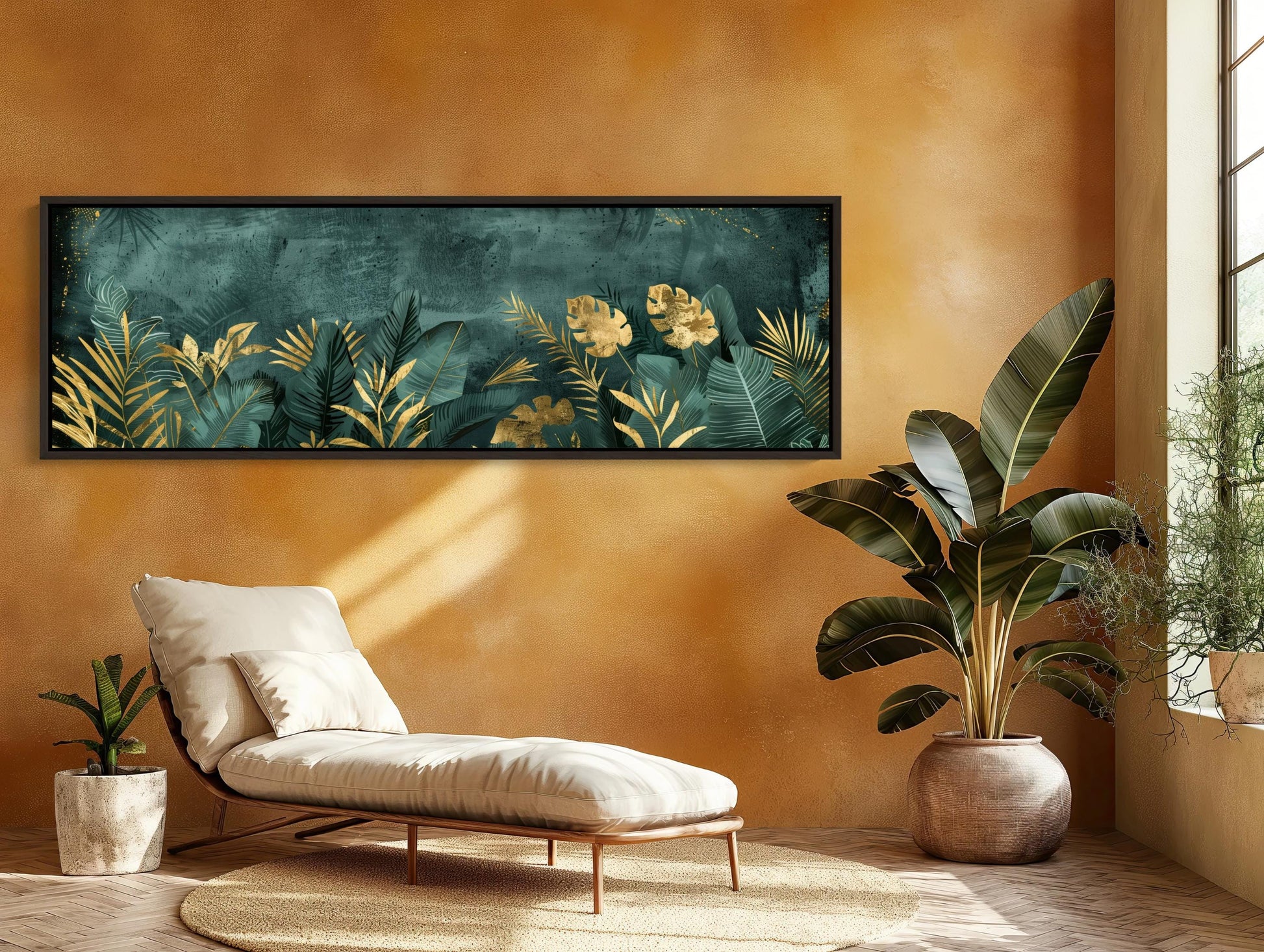 Tropical canvas print, premium giclée wall art