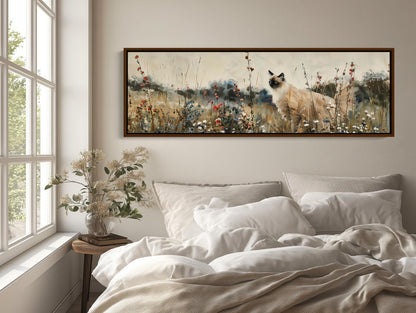 Ragdoll Cat canvas wall art, statement décor