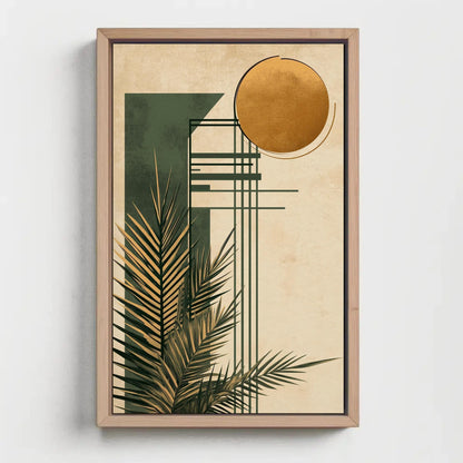 Sage Green canvas wall art, gallery-wrapped or framed