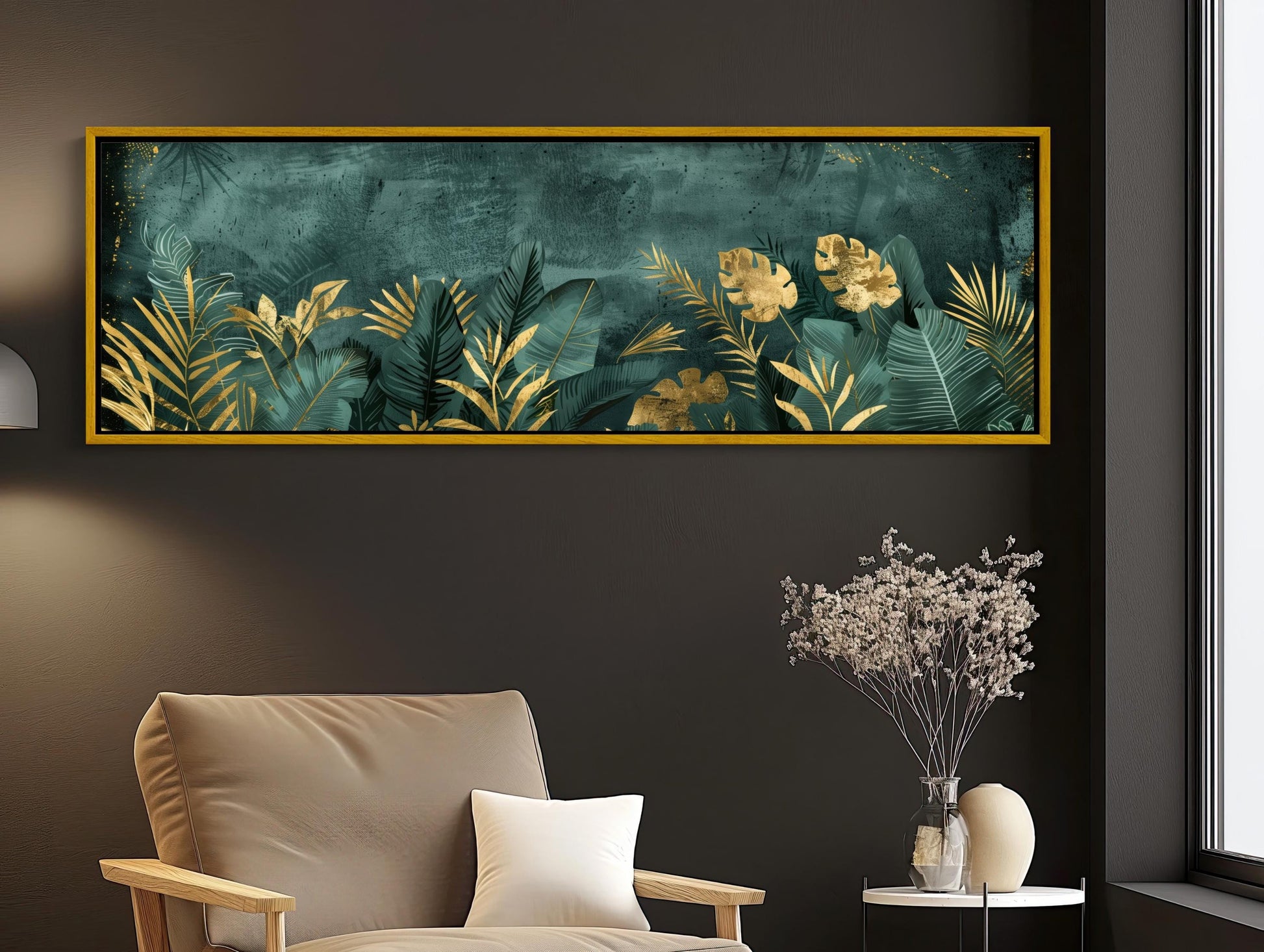 Tropical canvas wall art, gallery-wrapped or framed