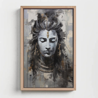 Lord Shiva , Hindu Meditation Room Wall canvas wall art, ready to hang
