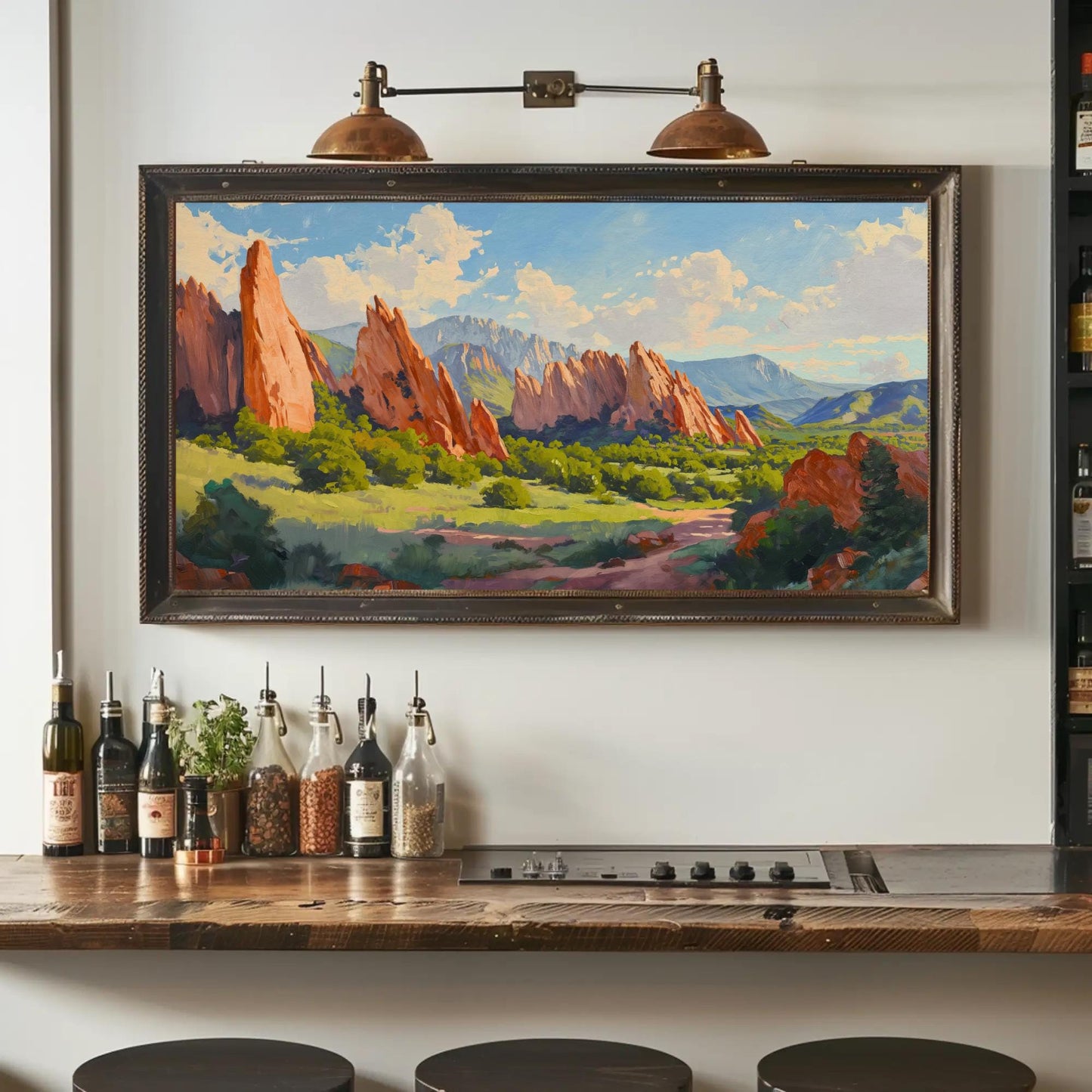 Garden of the Gods Canvas Print, Colorado Landscape Wall Art