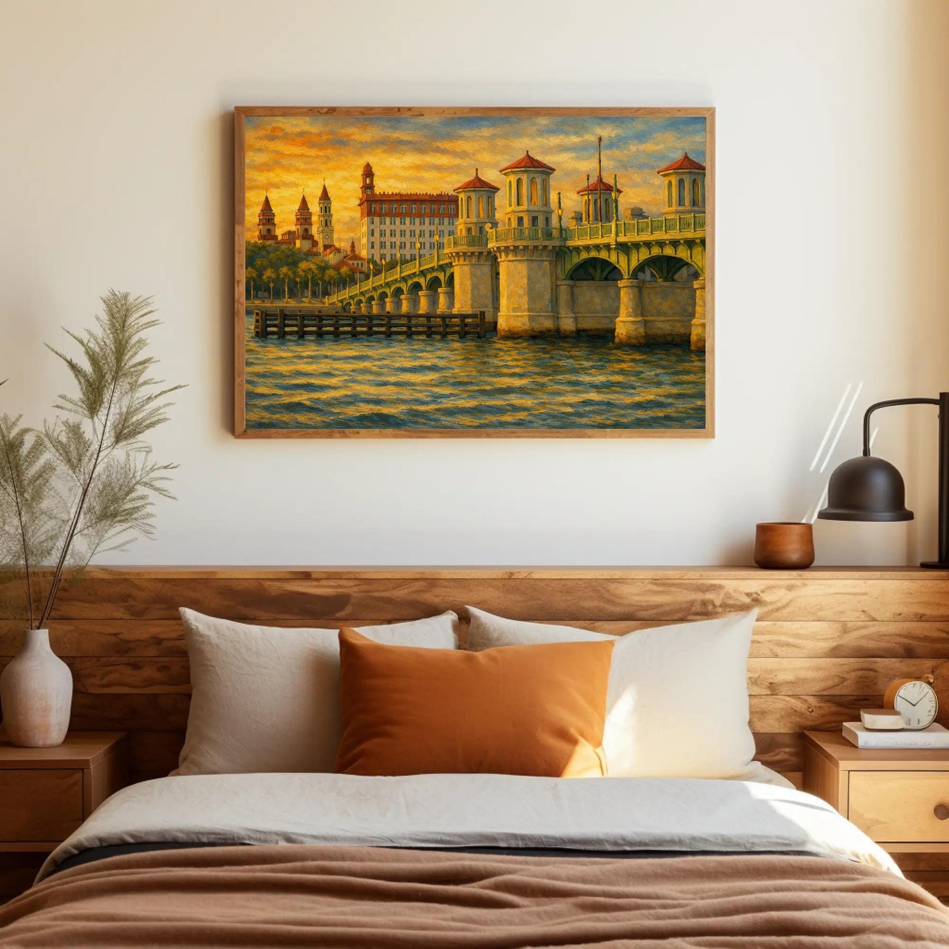 Bridge of Lions canvas wall art for the home
