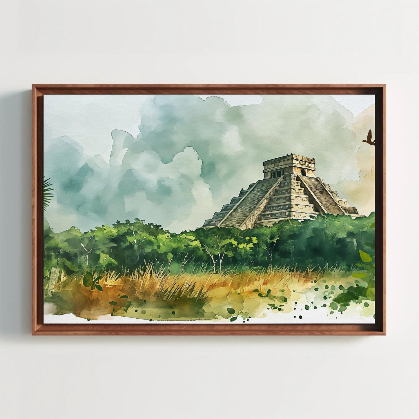 Chichen Itza canvas wall art, gallery-wrapped or framed