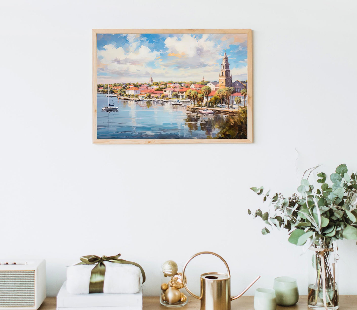 St Augustine , Florida Coastal Historic canvas wall art, ready to hang