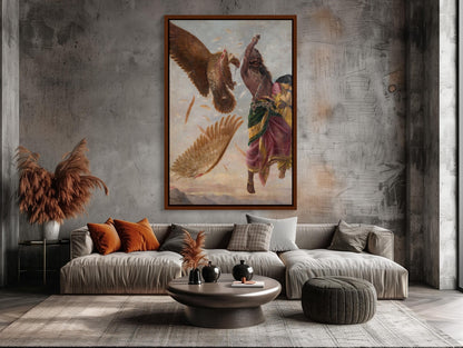 Raja Ravi Varma canvas print, premium giclée wall art
