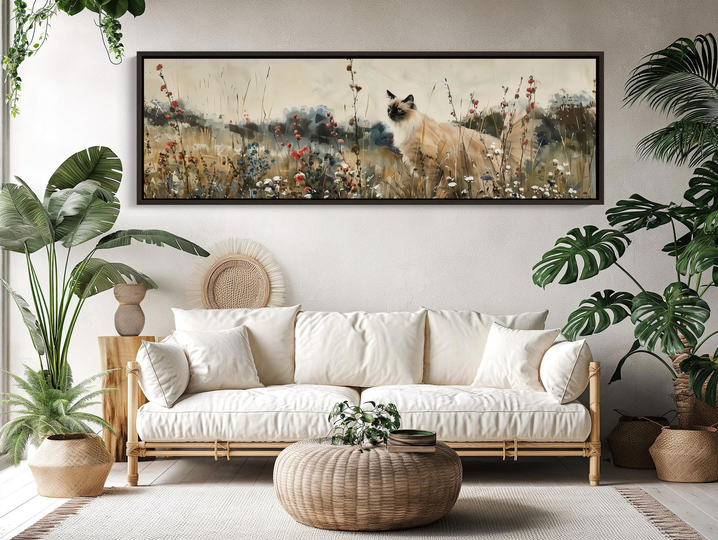 Ragdoll Cat canvas wall art, gallery-wrapped or framed