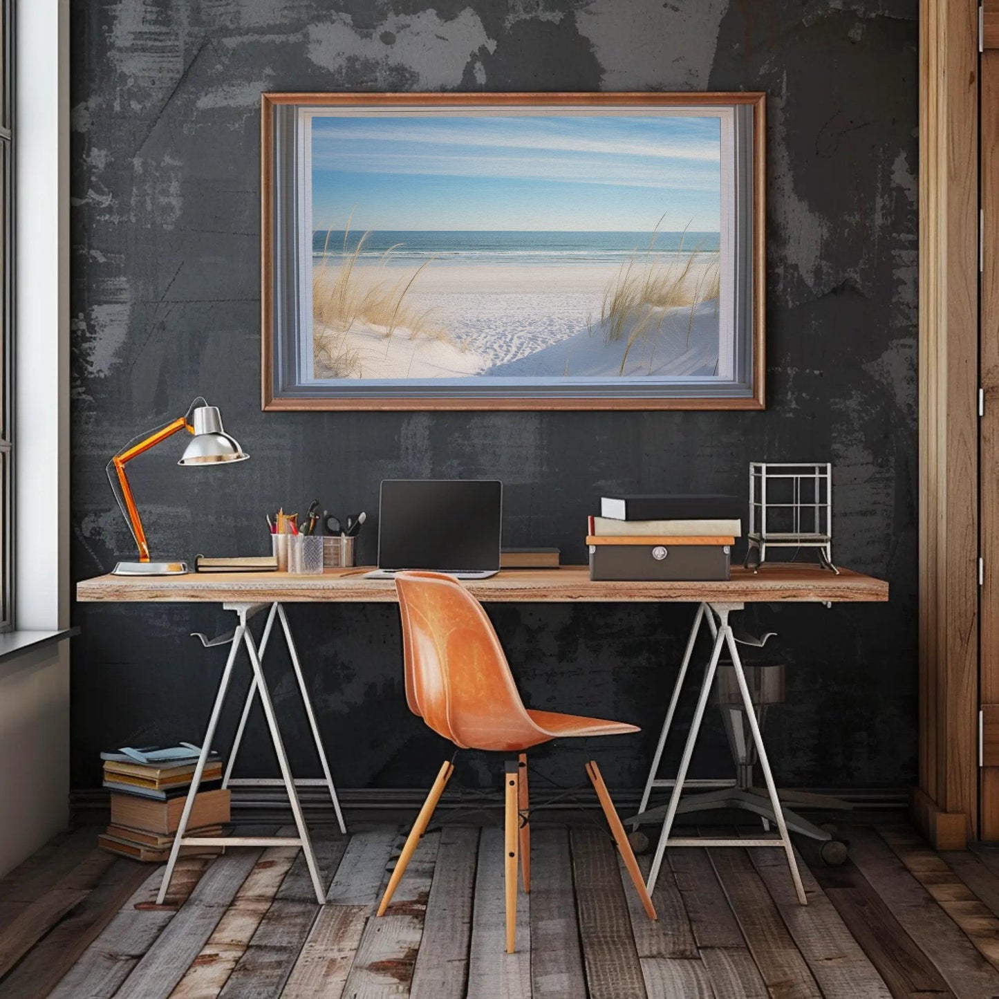 Sandy Beach canvas wall art, statement décor