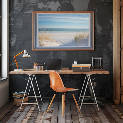 Sandy Beach canvas wall art, statement décor