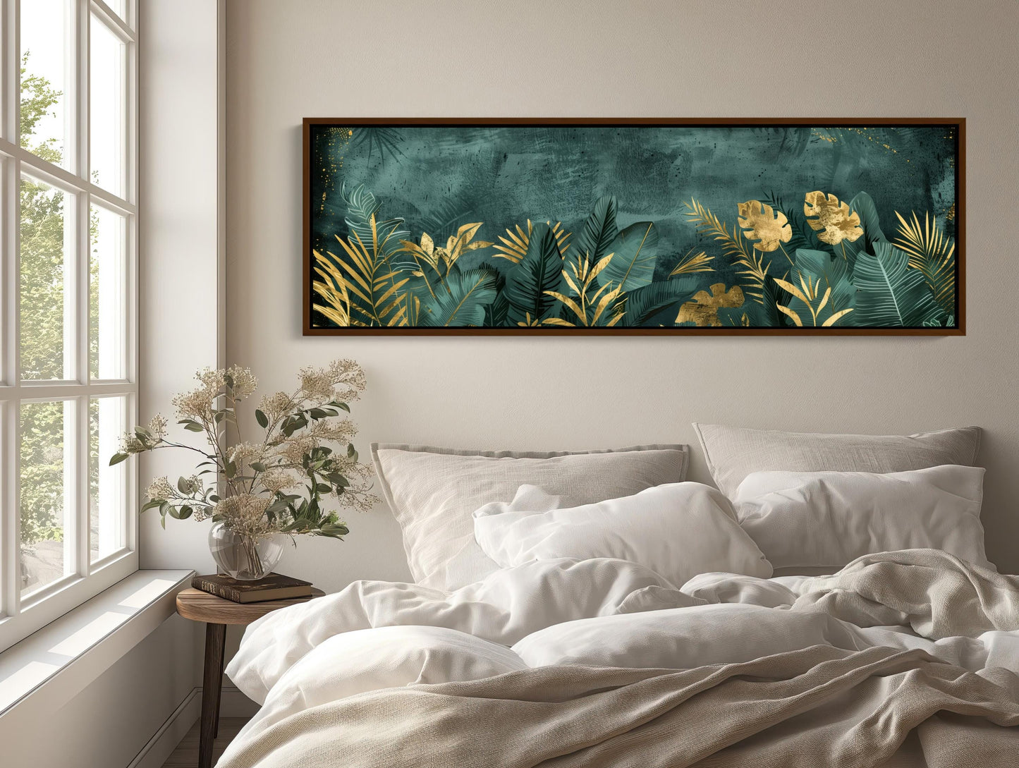 Tropical canvas wall art, statement décor