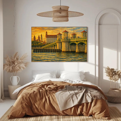Bridge of Lions canvas print, premium giclée wall art