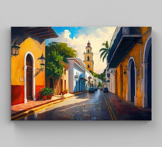 Santo Domingo Print – Dominican Republic Caribbean Wall Art