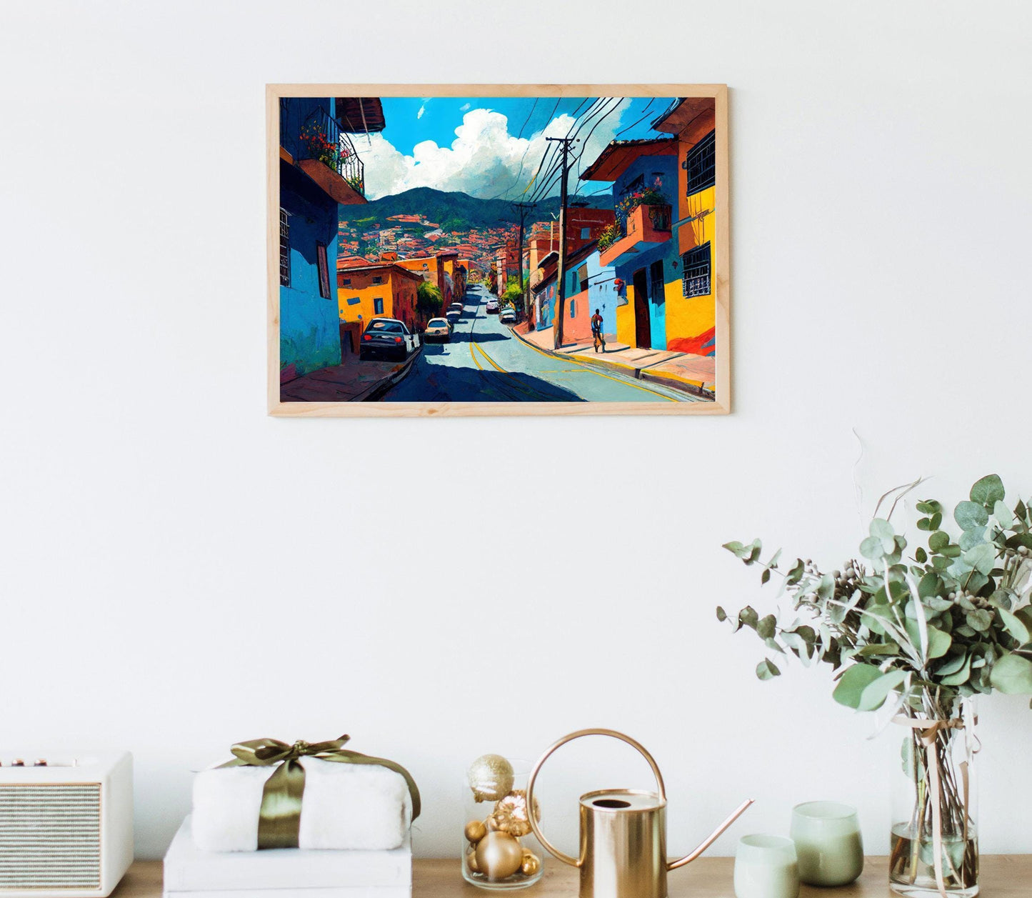 Medellin Colombia canvas wall art, gallery-wrapped or framed
