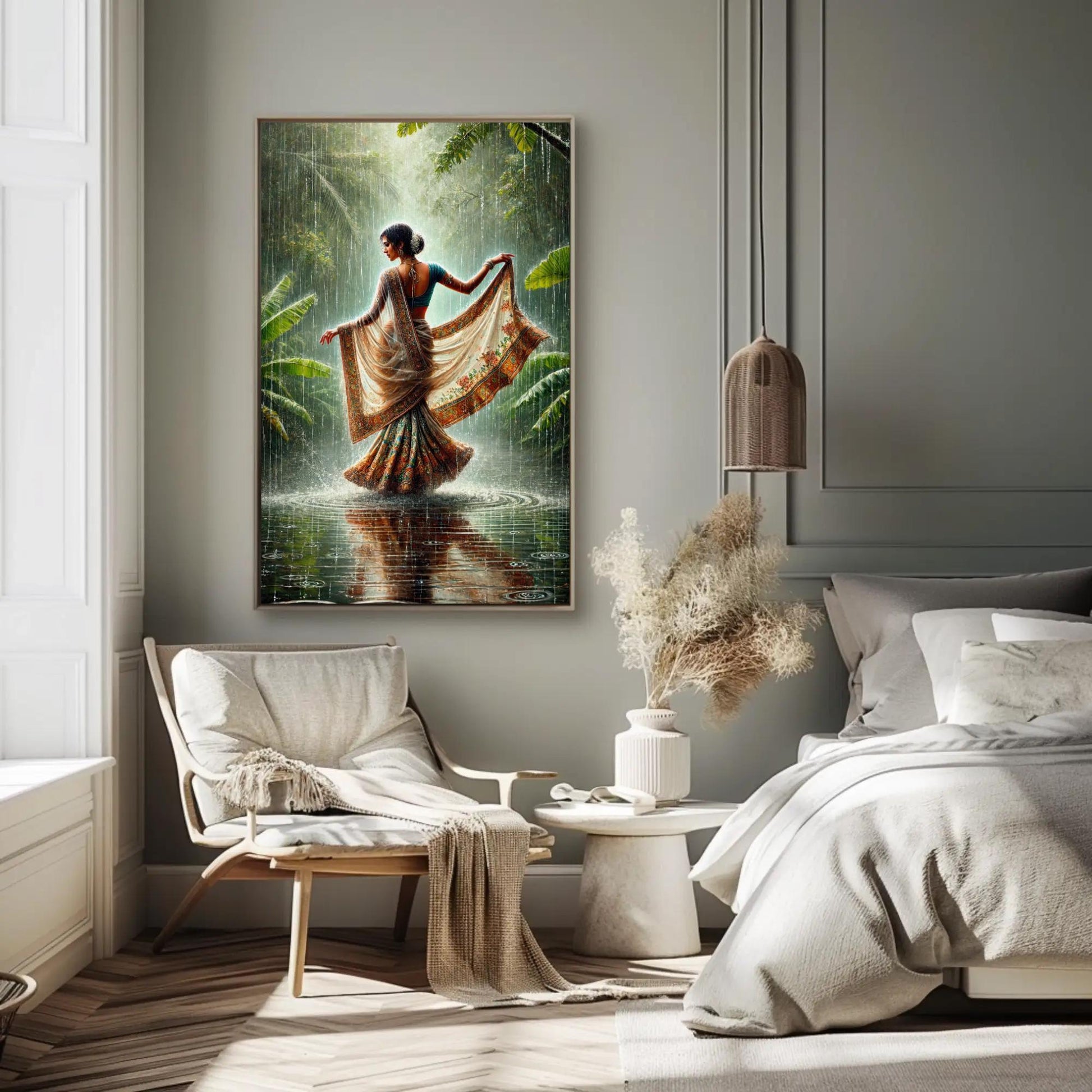 Indian Woman canvas print, premium giclée wall art