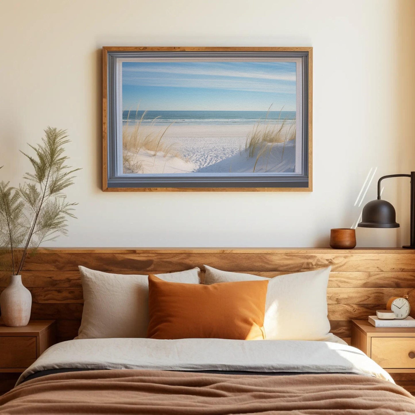 Sandy Beach canvas wall art, gallery-wrapped or framed (view 2)