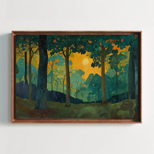 Sacred Grove Canvas Print – Tropical Forest Art | Ready to Hang Wall Decor