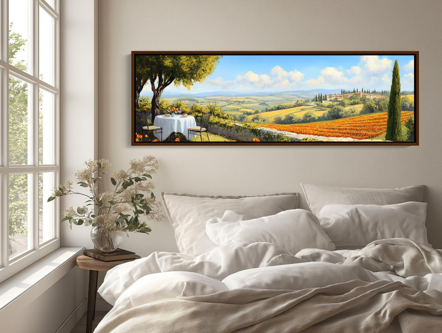 Tuscany Landscape canvas print, premium giclée wall art