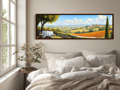 Tuscany Landscape canvas print, premium giclée wall art
