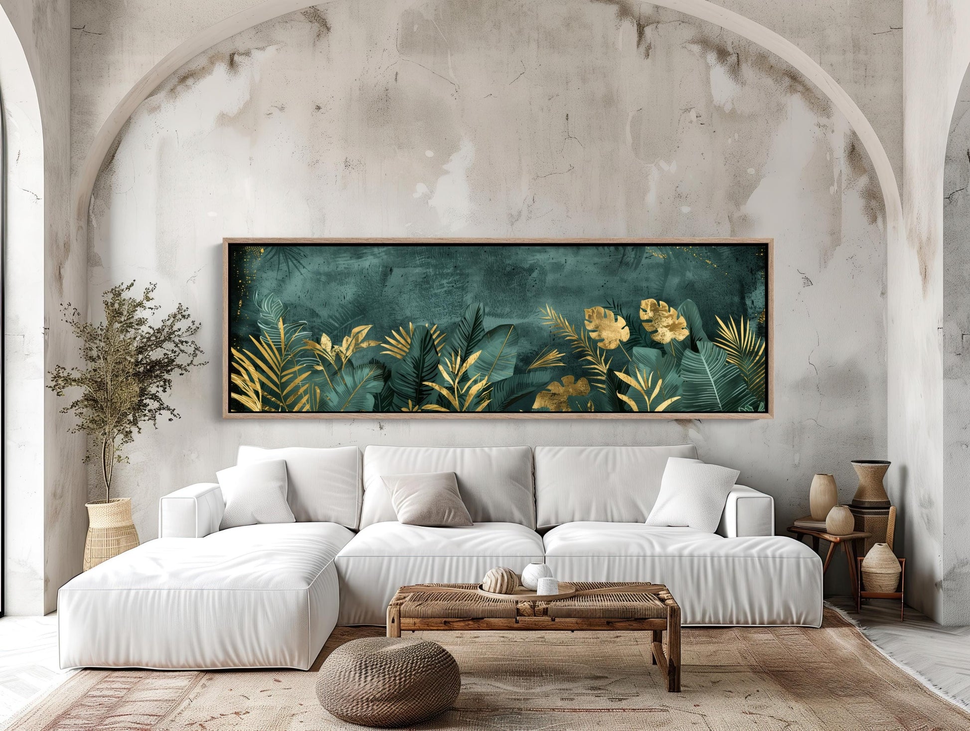 Tropical modern canvas wall art for the home