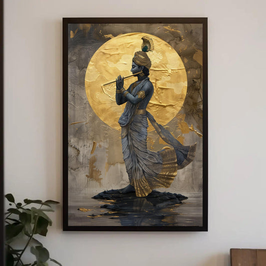 Lord Krishna Playing Flute