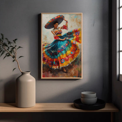 Mexican Folk Art Canvas Print
