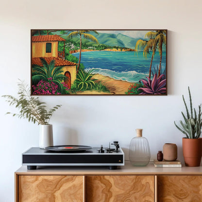 Puerto Rico canvas wall art, ready to hang