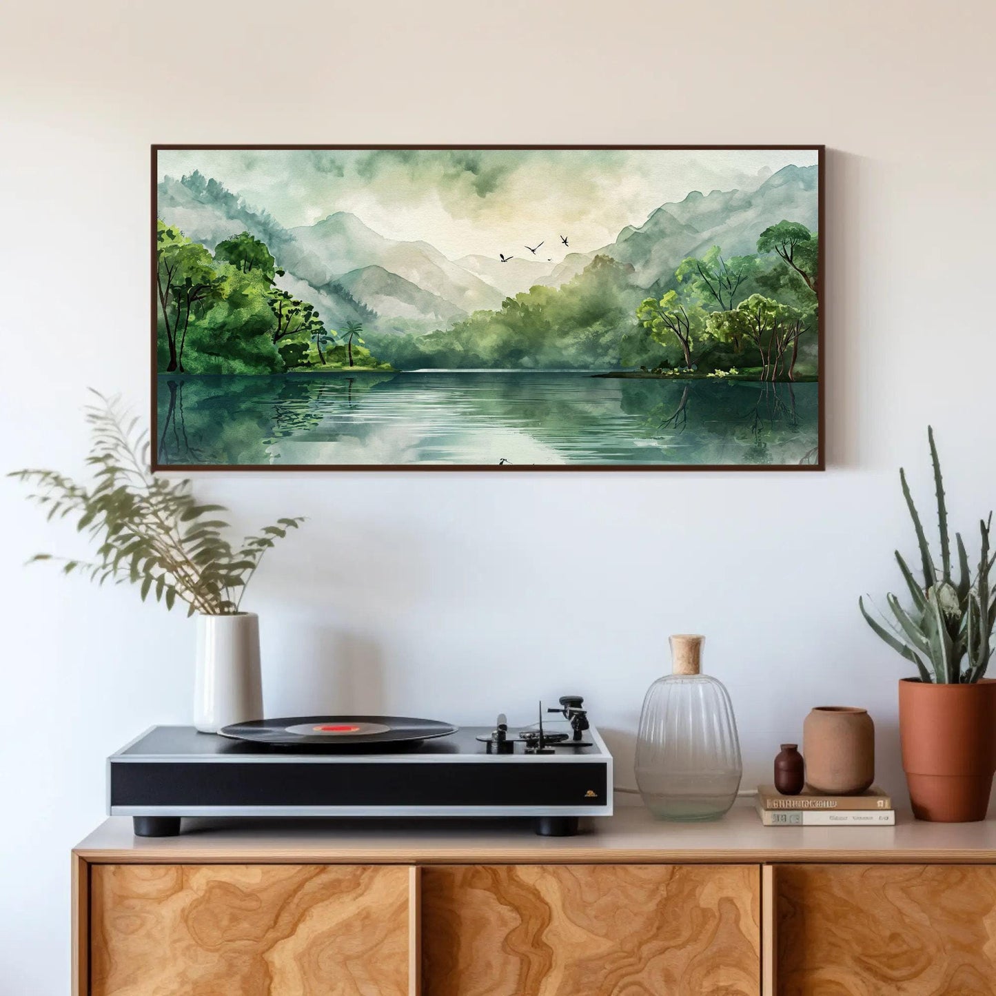 Tropical Forest canvas wall art shown in a styled room (view 2)