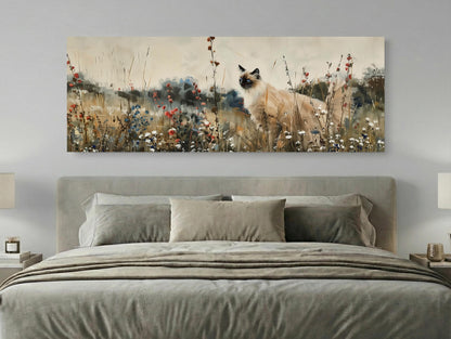 Ragdoll Cat canvas print, premium giclée wall art (view 2)