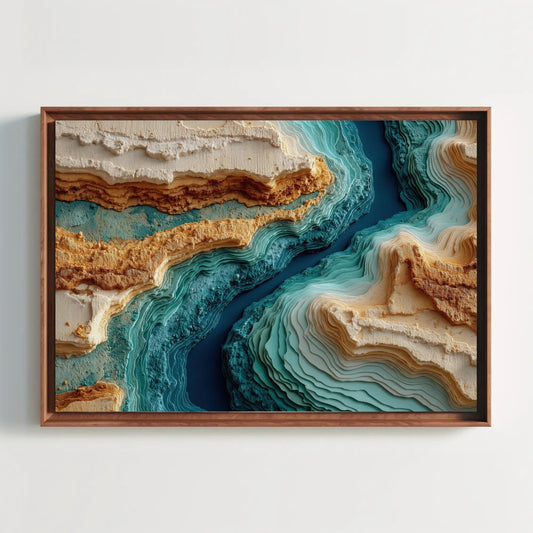 a picture of a painting on a wall