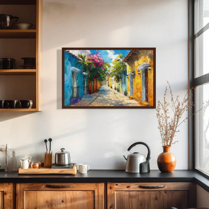 Dominican Republic Canvas Print – Framed Wall Art | Vibrant Caribbean Decor - Antarmada