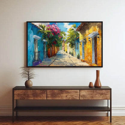 Dominican Republic Canvas Print – Framed Wall Art | Vibrant Caribbean Decor - Antarmada