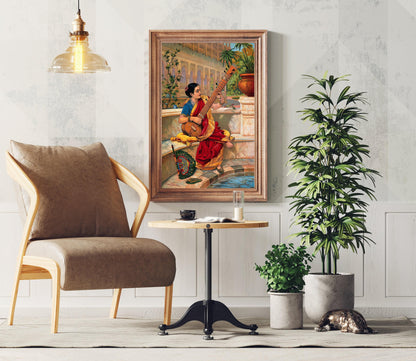 Raja Ravi Varma canvas wall art, gallery-wrapped or framed